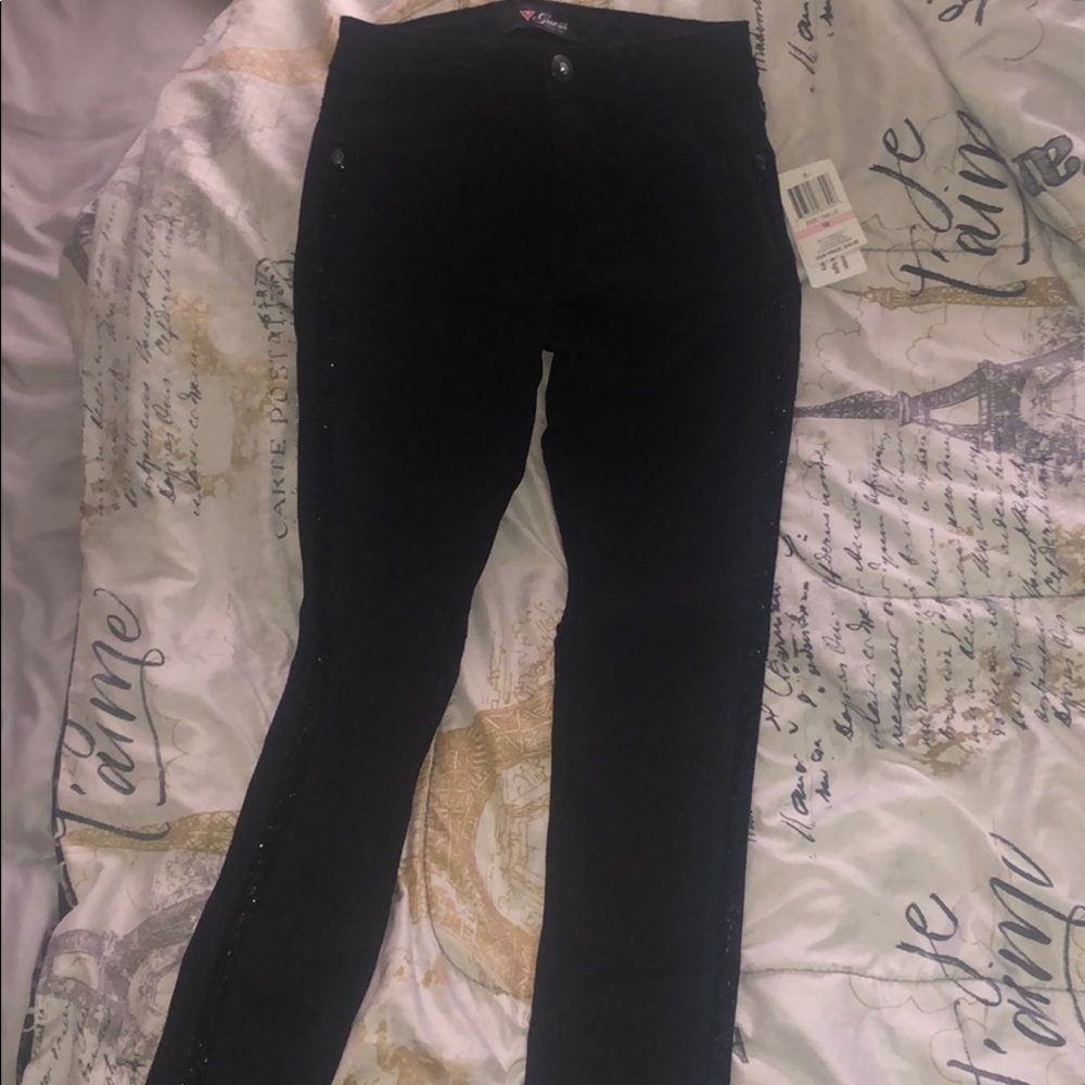 Brand new Guess jeans girls with shimmer sides
